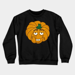 Funny Goofy Halloween Pumpkin Crewneck Sweatshirt